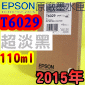 EPSON T6029 WH-tX(110ml)-(2015~08)(EPSON STYLUS PRO 7800/7880/9800/9880)(HH LIGHT LIGHT BLACK)