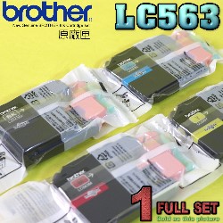 BROTHER LC563 BK C M Y tX(tt)(@)r MFC-J2310 J2510 J3520 J3720