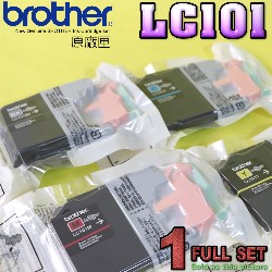 BROTHER LC101 BK C M Y tX(tt)(@)r