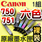 Canon tXPixma Ink PGI-750PGBK CLI-751BK CLI-751C CLI-751M CLI-751Y CLI-751GY